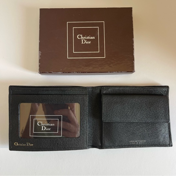 Dior Other - Christian Dior Men's Bifold Leather Wallet Vintage